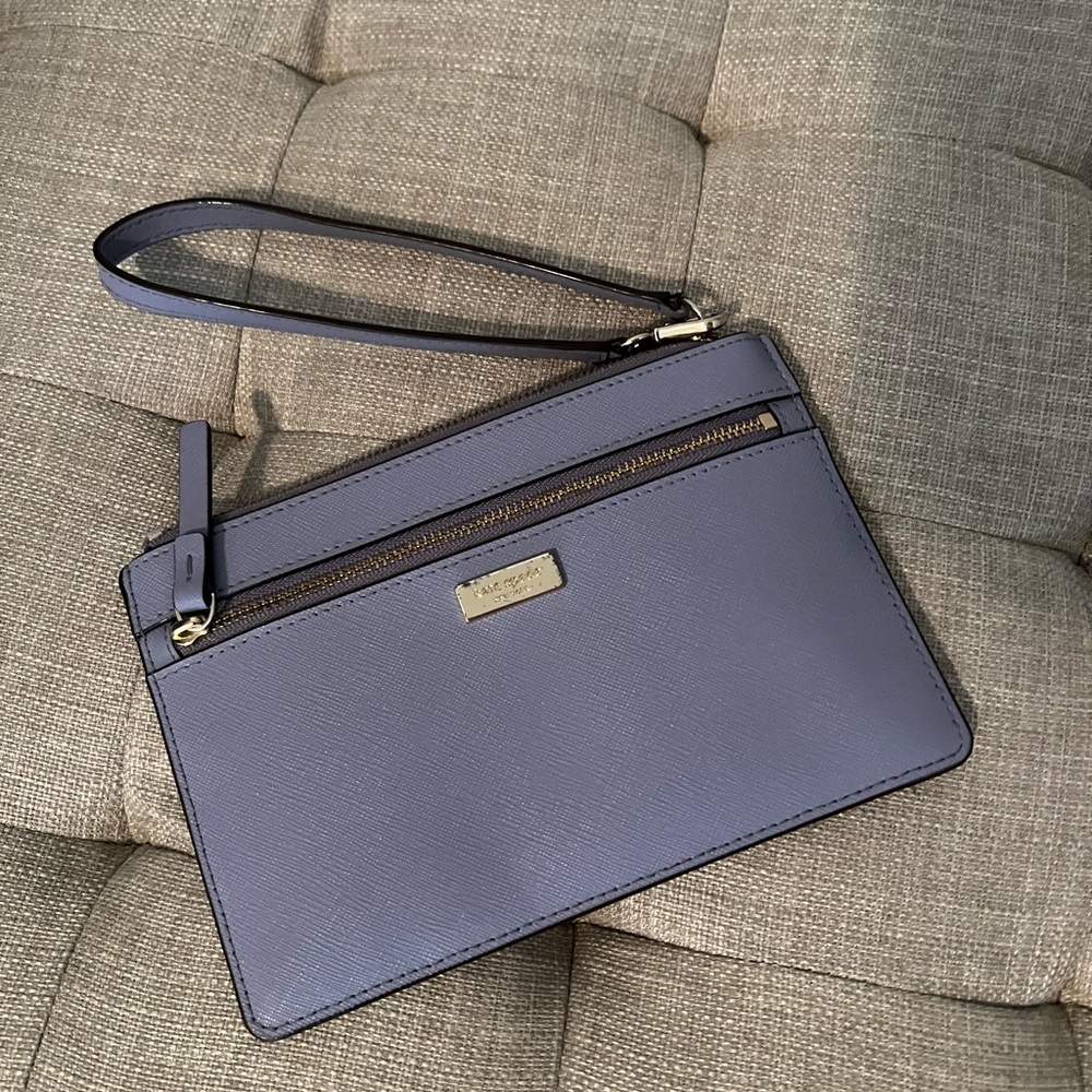 Kate Spade Wristlet with Gold Accents